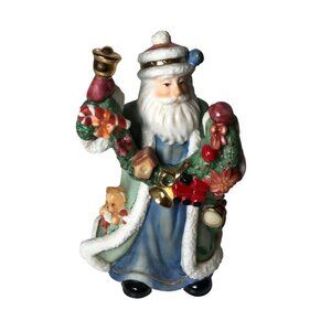 Coynes and Co Santa Figurine Lifting Spirits BH1042 Porcelain Christmas Decor